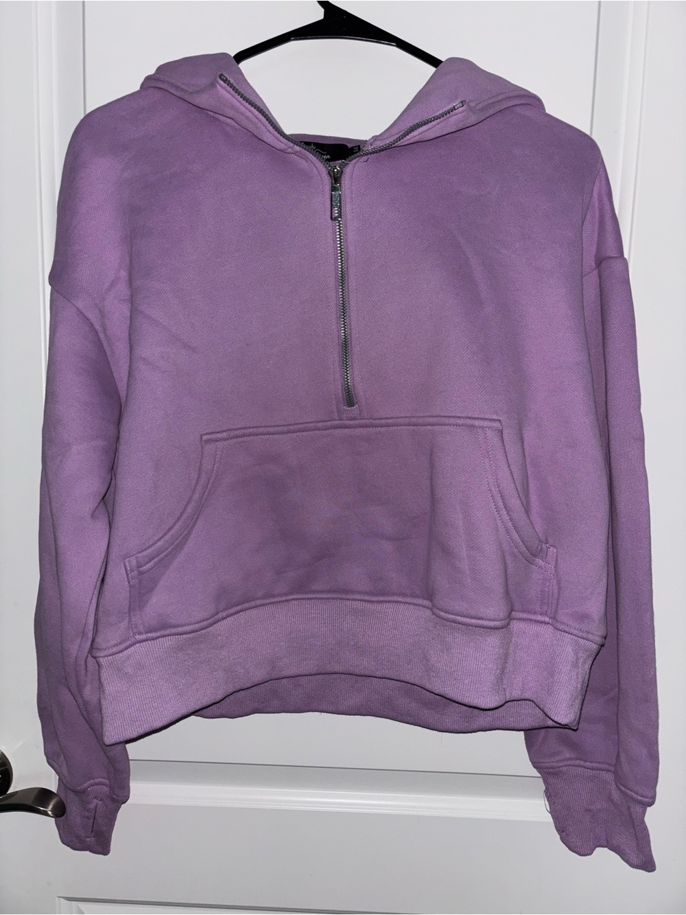 Women's Lavender Half-Zip Hoodie